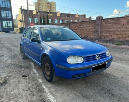 Синий Фольксваген Гольф, объемом двигателя 1.9 л и пробегом 349 тыс. км за 1800 $, фото 1 на Automoto.ua