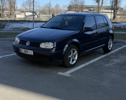 Синий Фольксваген Гольф, объемом двигателя 1.6 л и пробегом 166 тыс. км за 3500 $, фото 1 на Automoto.ua