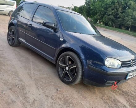 Синий Фольксваген Гольф, объемом двигателя 1.4 л и пробегом 240 тыс. км за 3537 $, фото 1 на Automoto.ua