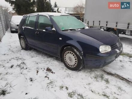 Синий Фольксваген Гольф, объемом двигателя 1.4 л и пробегом 167 тыс. км за 3800 $, фото 1 на Automoto.ua