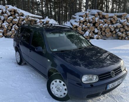 Синий Фольксваген Гольф, объемом двигателя 1.9 л и пробегом 300 тыс. км за 1800 $, фото 1 на Automoto.ua