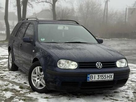 Синий Фольксваген Гольф, объемом двигателя 1.6 л и пробегом 218 тыс. км за 4200 $, фото 1 на Automoto.ua