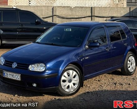 Синий Фольксваген Гольф, объемом двигателя 1.4 л и пробегом 273 тыс. км за 3950 $, фото 1 на Automoto.ua