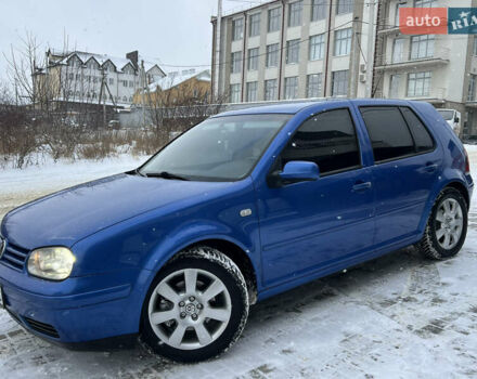 Синий Фольксваген Гольф, объемом двигателя 1.9 л и пробегом 322 тыс. км за 4499 $, фото 1 на Automoto.ua