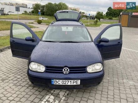 Синий Фольксваген Гольф, объемом двигателя 1.6 л и пробегом 240 тыс. км за 4300 $, фото 1 на Automoto.ua