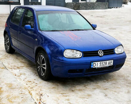 Синий Фольксваген Гольф, объемом двигателя 1.9 л и пробегом 210 тыс. км за 3900 $, фото 1 на Automoto.ua