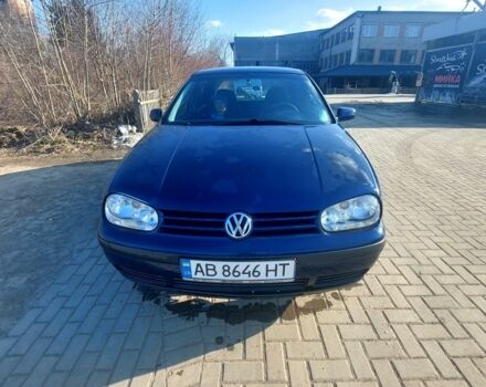 Синий Фольксваген Гольф, объемом двигателя 1.6 л и пробегом 219 тыс. км за 2999 $, фото 1 на Automoto.ua