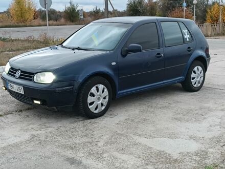 Синий Фольксваген Гольф, объемом двигателя 1.9 л и пробегом 230 тыс. км за 1799 $, фото 1 на Automoto.ua