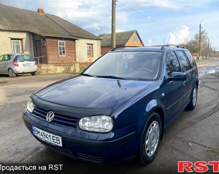 Синий Фольксваген Гольф, объемом двигателя 1.6 л и пробегом 226 тыс. км за 4000 $, фото 1 на Automoto.ua