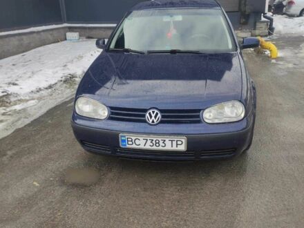 Синий Фольксваген Гольф, объемом двигателя 1.4 л и пробегом 171 тыс. км за 3300 $, фото 1 на Automoto.ua