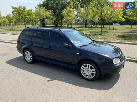 Синий Фольксваген Гольф, объемом двигателя 1.6 л и пробегом 195 тыс. км за 5000 $, фото 1 на Automoto.ua