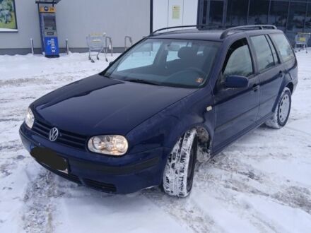 Синий Фольксваген Гольф, объемом двигателя 2 л и пробегом 317 тыс. км за 1750 $, фото 1 на Automoto.ua