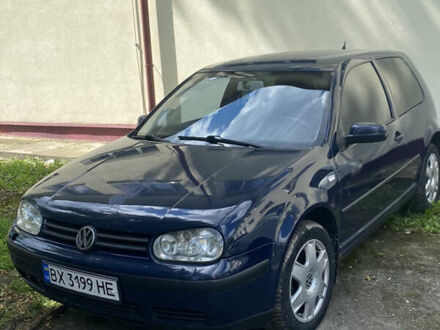 Синий Фольксваген Гольф, объемом двигателя 1.9 л и пробегом 350 тыс. км за 4300 $, фото 1 на Automoto.ua