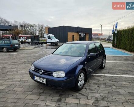 Синий Фольксваген Гольф, объемом двигателя 1.9 л и пробегом 354 тыс. км за 1150 $, фото 1 на Automoto.ua