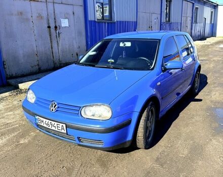Синий Фольксваген Гольф, объемом двигателя 1.6 л и пробегом 219 тыс. км за 3600 $, фото 1 на Automoto.ua