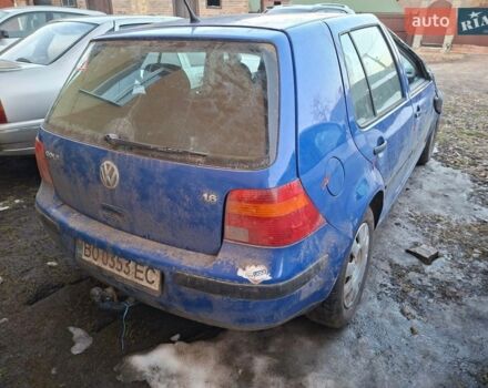 Синий Фольксваген Гольф, объемом двигателя 1.6 л и пробегом 111 тыс. км за 999 $, фото 1 на Automoto.ua