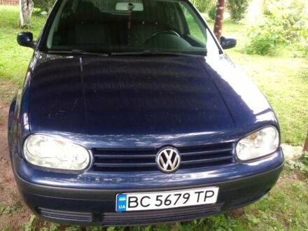 Фольксваген Гольф 2001 в Самборе на Automoto.ua Синий Фольксваген Гольф, объемом двигателя 1.6 л и пробегом 302 тыс. км за 3399 $, фото 1 на Automoto.ua