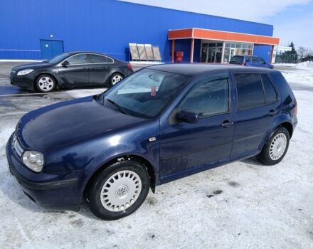 Синий Фольксваген Гольф, объемом двигателя 1.9 л и пробегом 401 тыс. км за 3600 $, фото 1 на Automoto.ua