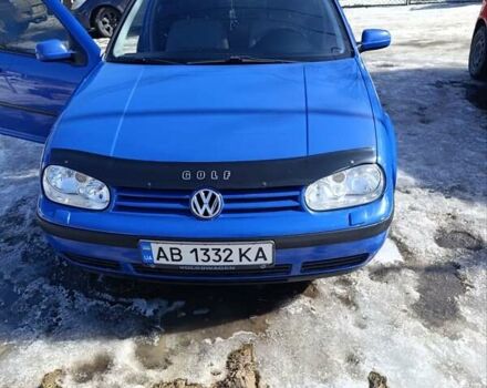 Синий Фольксваген Гольф, объемом двигателя 1.6 л и пробегом 243 тыс. км за 4000 $, фото 1 на Automoto.ua