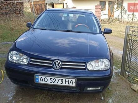 Синий Фольксваген Гольф, объемом двигателя 1.6 л и пробегом 248 тыс. км за 4200 $, фото 1 на Automoto.ua