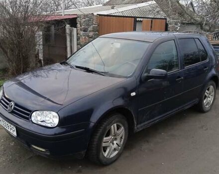 Синий Фольксваген Гольф, объемом двигателя 1.9 л и пробегом 210 тыс. км за 4400 $, фото 1 на Automoto.ua