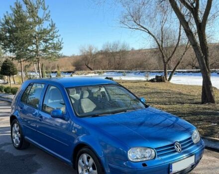 Синий Фольксваген Гольф, объемом двигателя 1.9 л и пробегом 319 тыс. км за 1999 $, фото 1 на Automoto.ua