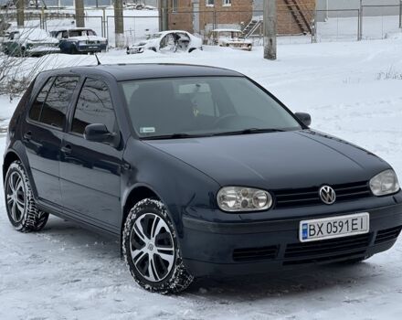 Синий Фольксваген Гольф, объемом двигателя 1.9 л и пробегом 398 тыс. км за 4400 $, фото 1 на Automoto.ua