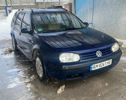 Синий Фольксваген Гольф, объемом двигателя 1.9 л и пробегом 300 тыс. км за 2399 $, фото 1 на Automoto.ua