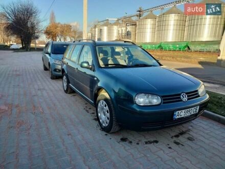 Синий Фольксваген Гольф, объемом двигателя 1.9 л и пробегом 300 тыс. км за 5000 $, фото 1 на Automoto.ua