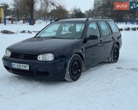 Синий Фольксваген Гольф, объемом двигателя 1.6 л и пробегом 206 тыс. км за 2555 $, фото 1 на Automoto.ua