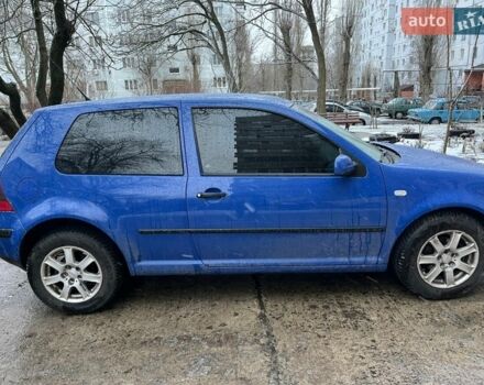 Синий Фольксваген Гольф, объемом двигателя 1.39 л и пробегом 203 тыс. км за 3800 $, фото 1 на Automoto.ua