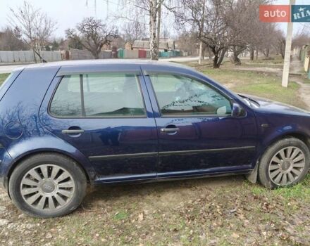 Синий Фольксваген Гольф, объемом двигателя 1.6 л и пробегом 215 тыс. км за 4100 $, фото 1 на Automoto.ua