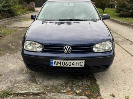 Синий Фольксваген Гольф, объемом двигателя 1.4 л и пробегом 246 тыс. км за 1700 $, фото 1 на Automoto.ua