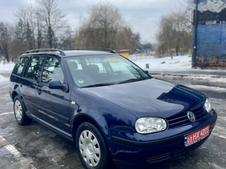 Синий Фольксваген Гольф, объемом двигателя 1.6 л и пробегом 234 тыс. км за 4500 $, фото 1 на Automoto.ua