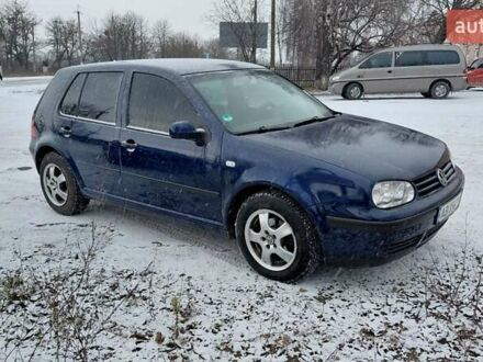 Синий Фольксваген Гольф, объемом двигателя 1.6 л и пробегом 259 тыс. км за 4000 $, фото 1 на Automoto.ua