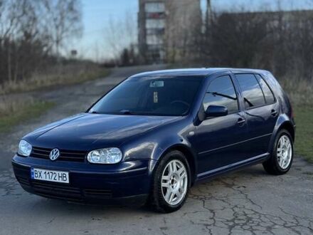 Синий Фольксваген Гольф, объемом двигателя 1.6 л и пробегом 296 тыс. км за 3600 $, фото 1 на Automoto.ua