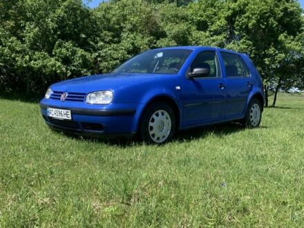 Фольксваген Гольф 2002 в Ковель на Automoto.ua Синий Фольксваген Гольф, объемом двигателя 1.6 л и пробегом 320 тыс. км за 3250 $, фото 1 на Automoto.ua