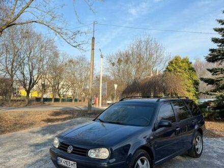 Синий Фольксваген Гольф, объемом двигателя 1.9 л и пробегом 385 тыс. км за 3999 $, фото 1 на Automoto.ua