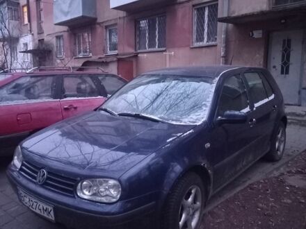 Синий Фольксваген Гольф, объемом двигателя 1.4 л и пробегом 280 тыс. км за 2800 $, фото 1 на Automoto.ua