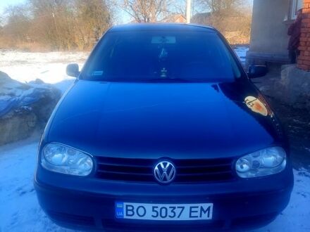 Фольксваген Гольф 2002 у Залещиках на Automoto.ua Синій Фольксваген Гольф, об'ємом двигуна 1.6 л та пробігом 365 тис. км за 4000 $, фото 1 на Automoto.ua