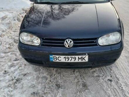 Синий Фольксваген Гольф, объемом двигателя 1.6 л и пробегом 240 тыс. км за 3950 $, фото 1 на Automoto.ua