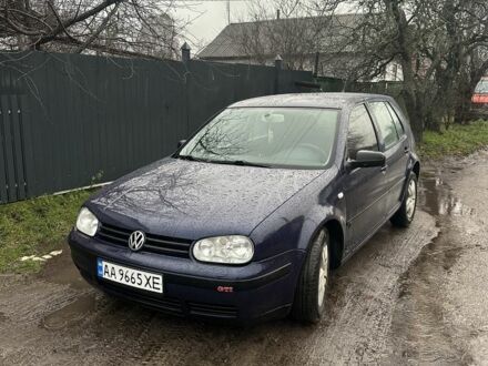 Синий Фольксваген Гольф, объемом двигателя 1.9 л и пробегом 258 тыс. км за 4100 $, фото 1 на Automoto.ua