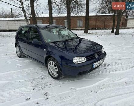 Синий Фольксваген Гольф, объемом двигателя 1.4 л и пробегом 210 тыс. км за 4600 $, фото 1 на Automoto.ua