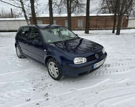 Синий Фольксваген Гольф, объемом двигателя 1.4 л и пробегом 186 тыс. км за 4600 $, фото 1 на Automoto.ua