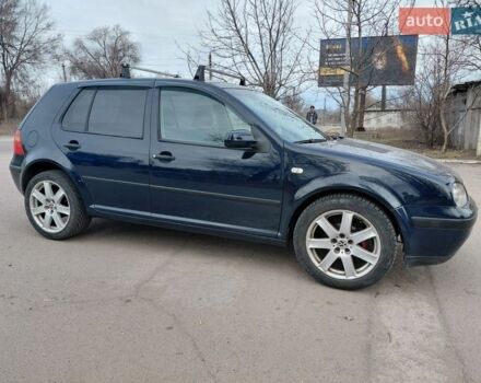 Синий Фольксваген Гольф, объемом двигателя 1.6 л и пробегом 330 тыс. км за 4400 $, фото 1 на Automoto.ua