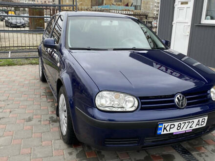 Синий Фольксваген Гольф, объемом двигателя 1.39 л и пробегом 215 тыс. км за 4650 $, фото 1 на Automoto.ua