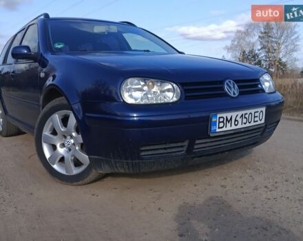 Синий Фольксваген Гольф, объемом двигателя 1.6 л и пробегом 209 тыс. км за 4550 $, фото 1 на Automoto.ua