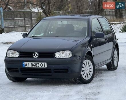 Синий Фольксваген Гольф, объемом двигателя 1.6 л и пробегом 182 тыс. км за 4999 $, фото 1 на Automoto.ua