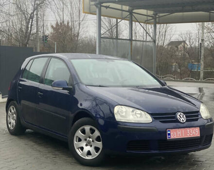 Синий Фольксваген Гольф, объемом двигателя 1.4 л и пробегом 227 тыс. км за 4950 $, фото 1 на Automoto.ua
