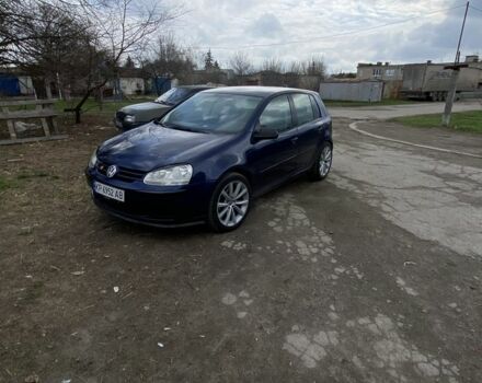 Синий Фольксваген Гольф, объемом двигателя 1.6 л и пробегом 251 тыс. км за 4999 $, фото 1 на Automoto.ua